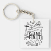 Noem me Mr Fixit Sleutelhanger (voorkant)