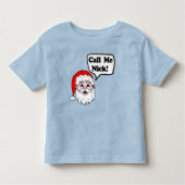 Noem me Nick Santa Kinder Shirts (Voorkant)