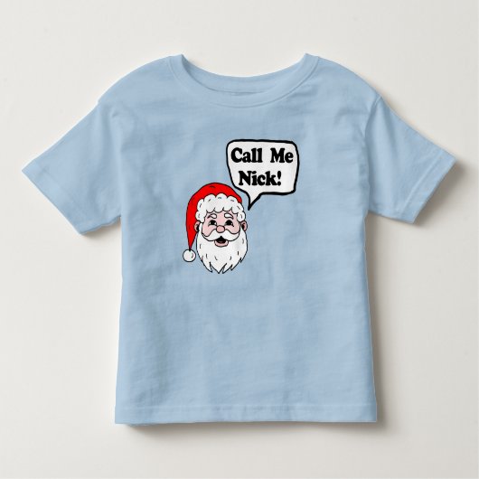Noem me Nick Santa Kinder Shirts (Voorkant)