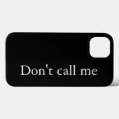 Noem me niet - Case-Mate iPhone Hoesje (Achterkant (horizontaal))