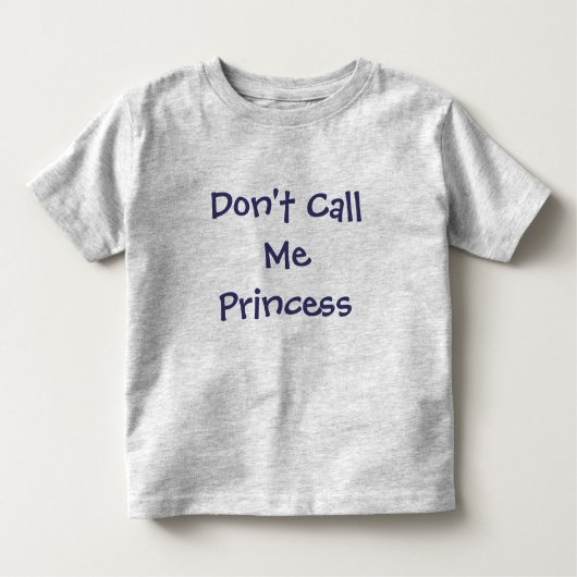 Noem me niet het T-shirt van de prinses (Voorkant)