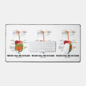 Noem me nooit Gutless Digestive Systeem Geek Humor Bureaumat (Keyboard & Muis)