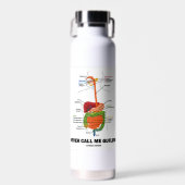 Noem me nooit Gutless Digestive System Humor Waterfles (Voorkant)