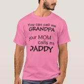Noem me opa t-shirt (Voorkant)