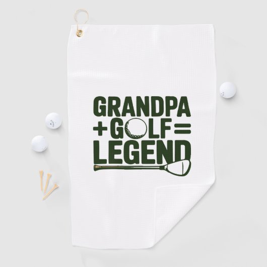 Noem me opa, zie me golfen golfhanddoek (Insitu)