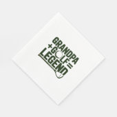 Noem me opa, zie me golfen servet (Hoek)