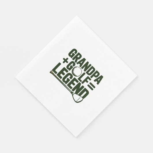 Noem me opa, zie me golfen servet (Hoek)