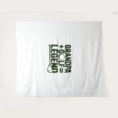 Noem me opa, zie me golfen wandkleed (Voorkant (horizontaal))