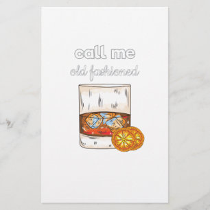 Noem me Oude Fashioned Briefpapier