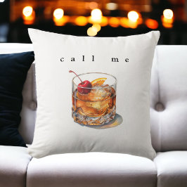 Noem me Oude Fashioned Drink Kussen