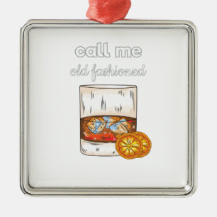 Noem me Oude Fashioned Metalen Ornament