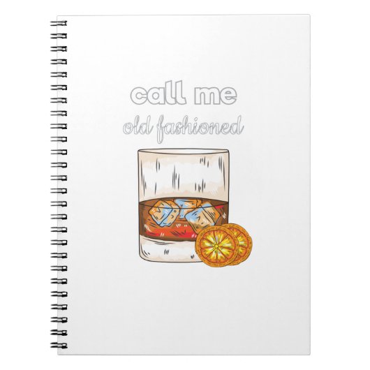 Noem me Oude Fashioned Notitieboek (Voorkant)