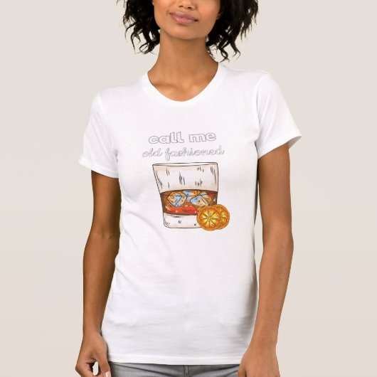 Noem me Oude Fashioned T-shirt (Voorkant)