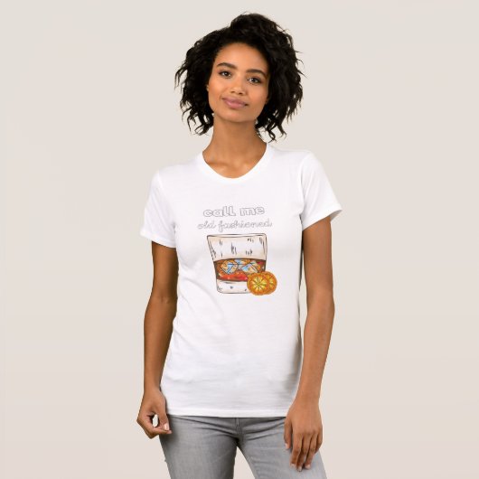 Noem me Oude Fashioned T-shirt (Voorkant volledig)
