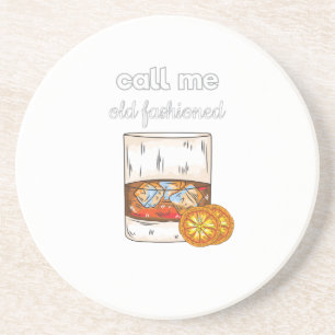 Noem me Oude Fashioned Zandsteen Onderzetter