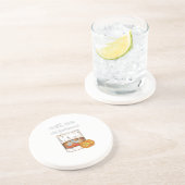 Noem me Oude Fashioned Zandsteen Onderzetter (Zijkant)