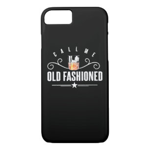 Noem me oude, gefashioned grappny Whiskey en Bourb iPhone 8/7 Hoesje