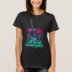  noem me Oude gitarist Guitar Pla T-shirt