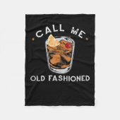 Noem me oude whiskey Drink cocktail Fleece Deken (Voorkant)