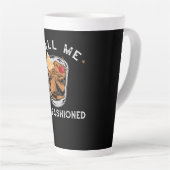 Noem me oude whiskey Drink cocktail Latte Mok (Rechterhoek)