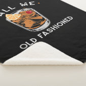 Noem me oude whiskey Drink cocktail Sherpa Deken (3/4)