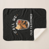 Noem me oude whiskey Drink cocktail Sherpa Deken (Voorkant (horizontaal))