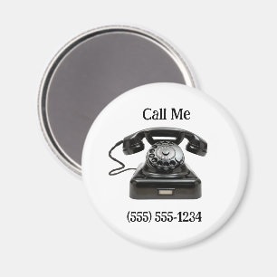 Noem me ouderwetse telefoon gepersonaliseerde tele magneet