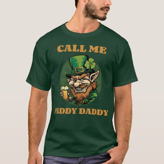 Noem me Paddy St. Patrick's Day Leprechaun T-shirt (Voorkant)