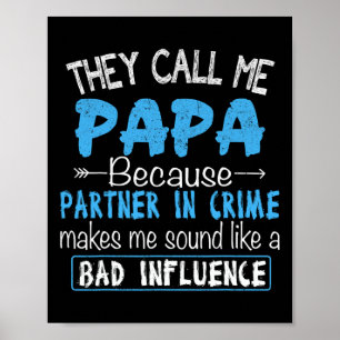 Noem me papa partner in misdaad papa vaders dag fa poster