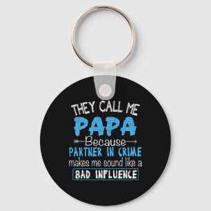 Noem me papa partner in misdaad papa vaders dag fa sleutelhanger