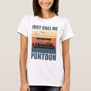 Noem Me Pontoon – Grappige Boot & Meer Leven T-shirt