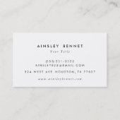 Noem me Roze Vette Moderne Visitekaartjes van het  (Achterkant)