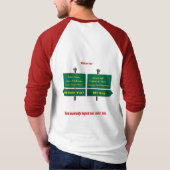 Noem me ruimdenkende Humor T-shirt (Achterkant)