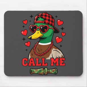 Noem me Wilde Eend Jagen Fijne Valentijnsdag Muismat