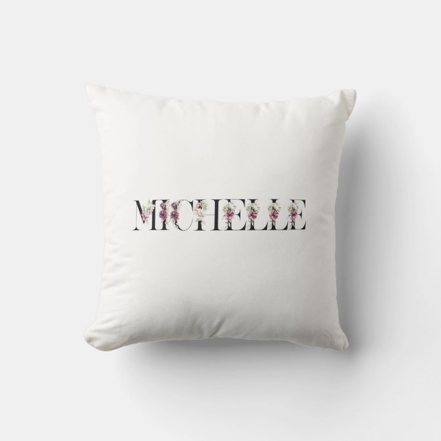 Noem Michelle. Kussen (Voorkant)