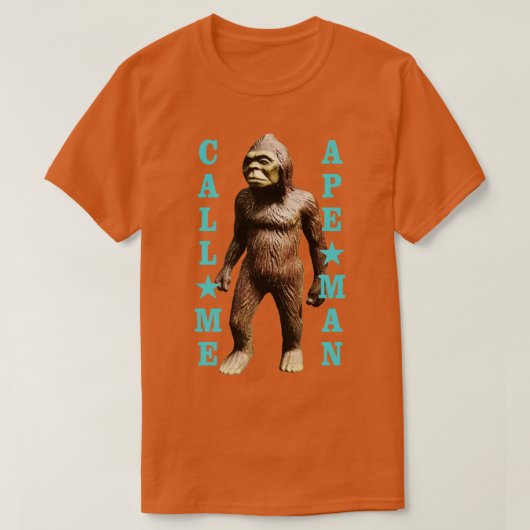 Noem mij Ape Man 1 T-shirt (Design voorkant)