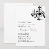 Noem uw Event White Grand Ballroom Kaart (Voorkant / Achterkant)