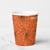 Noem uw Poison Black Widow Spider Halloween Webs Papieren Bekers (Rechts)