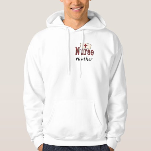 Noem uw verpleegkundige door SRF Hoodie (Voorkant)