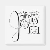 Noem Zijn naam Jezus Magneet (Voorkant)