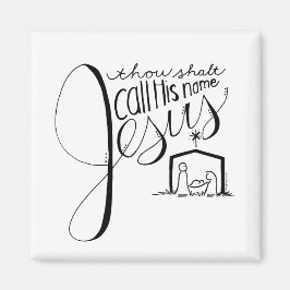 Noem Zijn naam Jezus Magneet