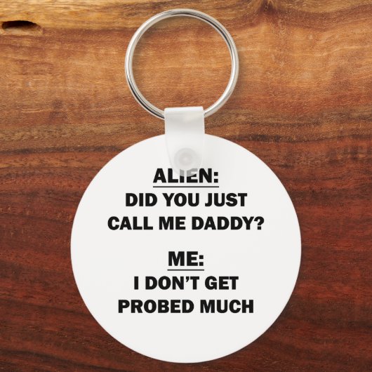 Noemde je me net papa? sleutelhanger (Voorkant)