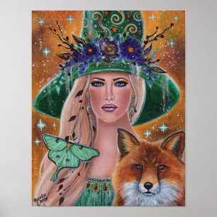 Noemi Halloween heks van Renee L. Lavoie Poster