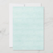 Noemverklaring van de partij Mermaid Birthday Pool Kaart (Achterkant)