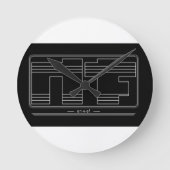 Noface Wandklok (Voorkant)