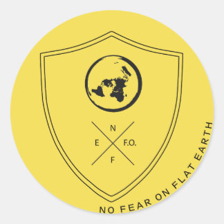 #NOFEARONFLATEARTH LABEL 1 STICKER