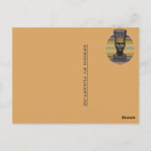 Nofretete Briefkaart (Achterkant)