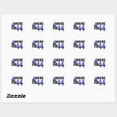 Nog 4 voor 44 ronde sticker (Vel)