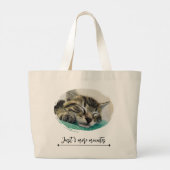 Nog 5 minuten Canvas tas (Achterkant)