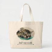 Nog 5 minuten Canvas tas (Voorkant)